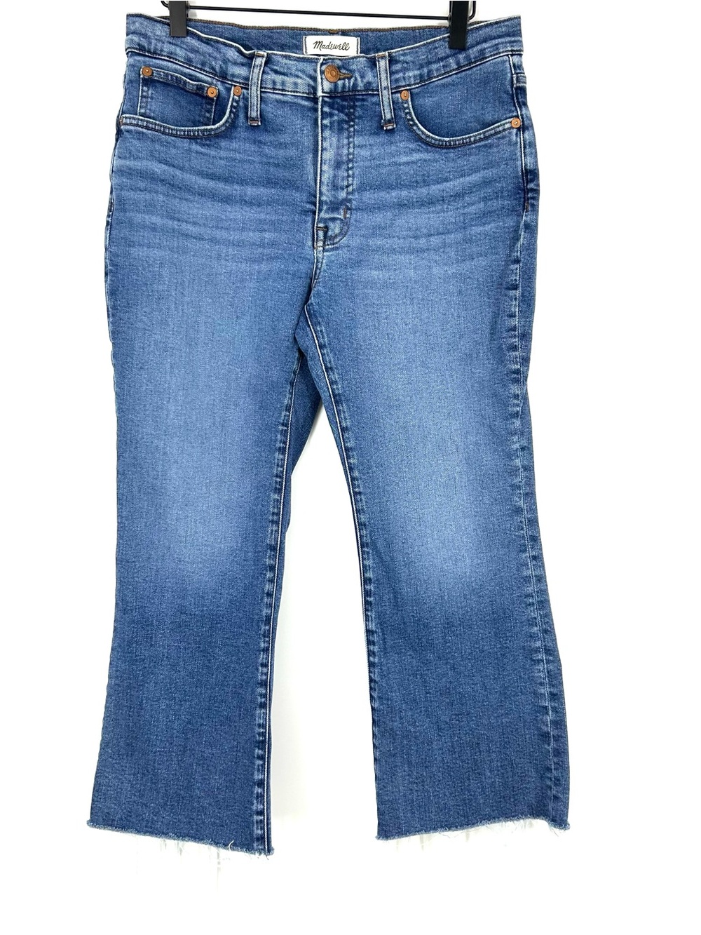 Madewell Mid Rise Kick Out Jeans Cropped